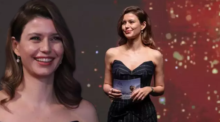 Beren Saat, Altın Portakal’da zarafetiyle gecenin yıldızı oldu